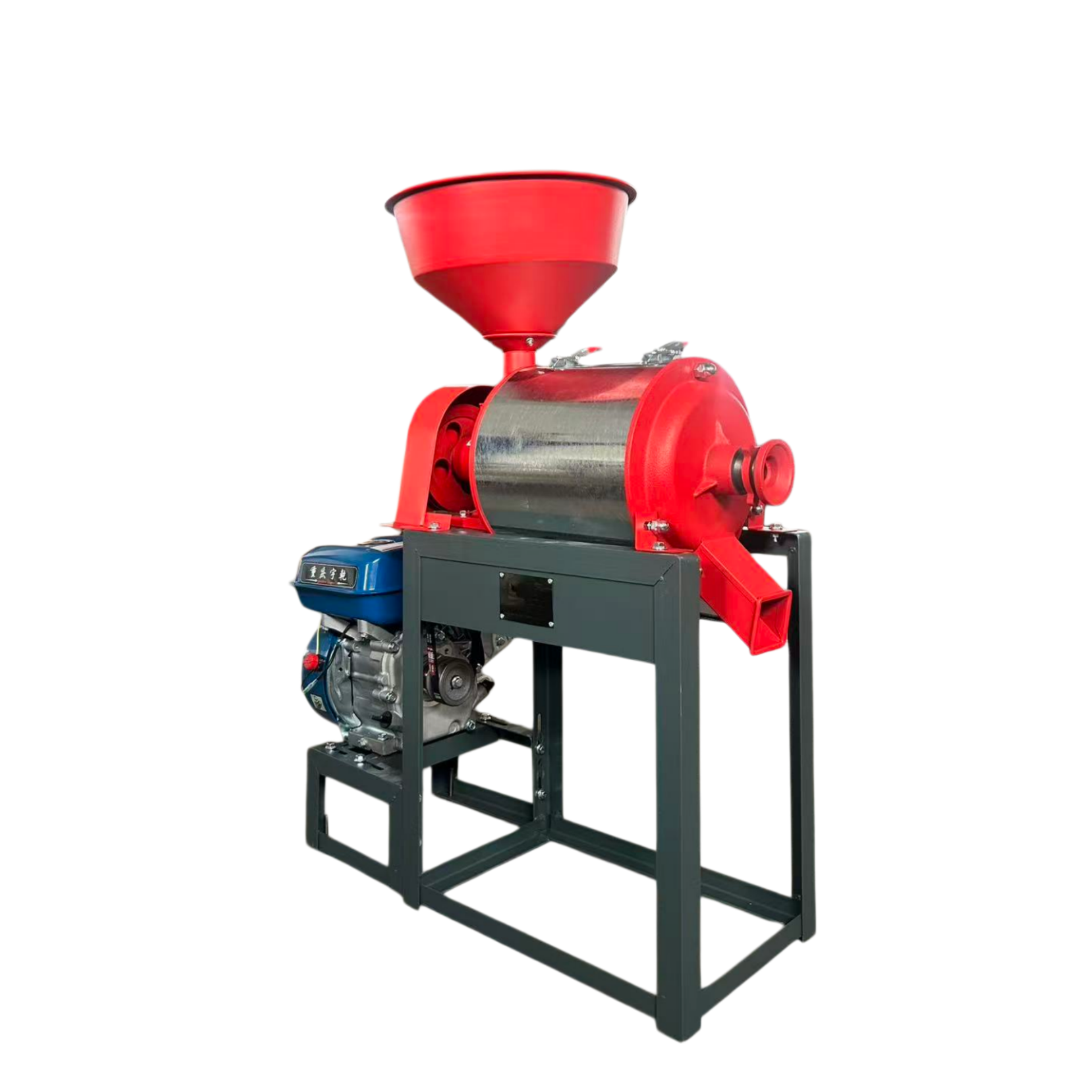 Gasoline-powered flour mill